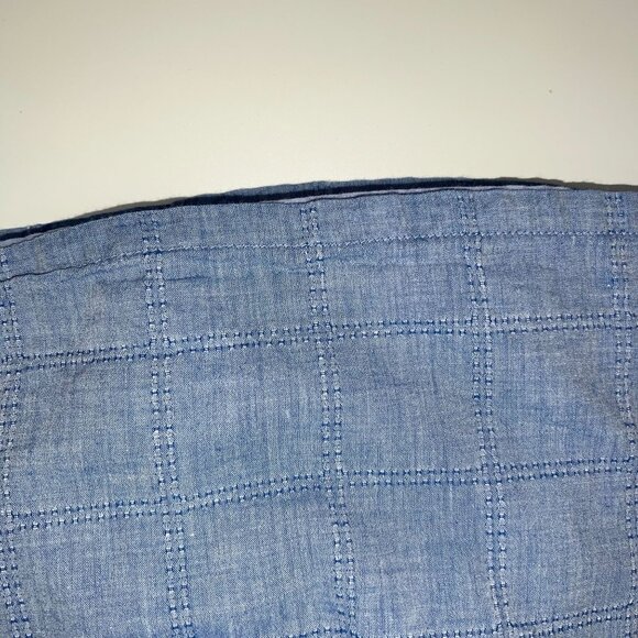 Girls All Blue Plaid Sundress Front Buttons Open Back Cat & Jack - Picture 6 of 8